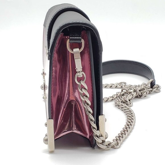 100% Authentic Prada Cahier Metallic Pink Shoulder Rare Bag - Picture 5 of 16